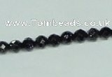 CGS138 15.5 inches 4mm faceted round blue goldstone beads wholesale