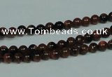 CGS200 15.5 inches 4mm round blue & brown goldstone beads wholesale