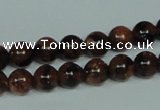 CGS202 15.5 inches 8mm round blue & brown goldstone beads wholesale