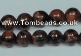 CGS203 15.5 inches 10mm round blue & brown goldstone beads wholesale