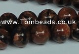 CGS205 15.5 inches 14mm round blue & brown goldstone beads wholesale