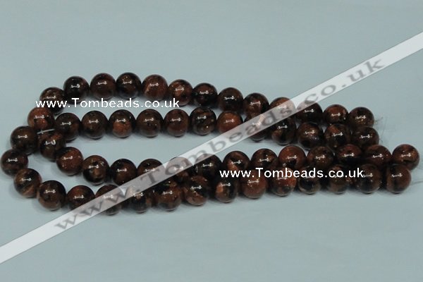 CGS205 15.5 inches 14mm round blue & brown goldstone beads wholesale