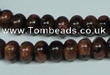 CGS207 15.5 inches 7*10mm rondelle blue & brown goldstone beads wholesale