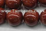 CGS308 15.5 inches 20mm round natural goldstone beads