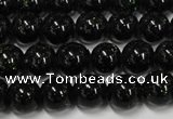 CGS400 15.5 inches 4mm round green goldstone beads wholesale