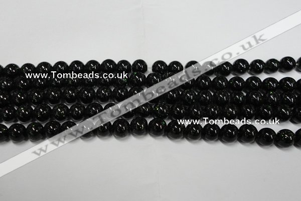 CGS401 15.5 inches 6mm round green goldstone beads wholesale