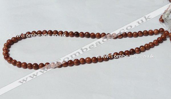 CGS50 15.5 inches 6mm round goldstone beads wholesale