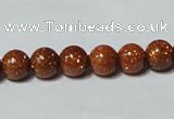 CGS51 15.5 inches 8mm round goldstone beads wholesale