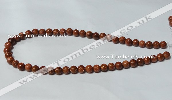 CGS51 15.5 inches 8mm round goldstone beads wholesale