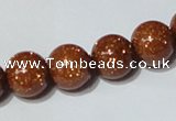 CGS52 15.5 inches 12mm round goldstone beads wholesale