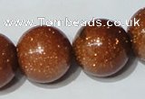 CGS56 15.5 inches 20mm round goldstone beads wholesale