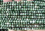 CGS600 15 inches 4mm round green spot stone beads wholesale