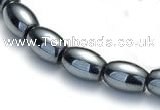 CHE01 16 inches 4*6mm rice shape hematite beads Wholesale