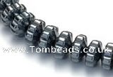 CHE08 16 inches 4*7mm flower shape hematite beads Wholesale