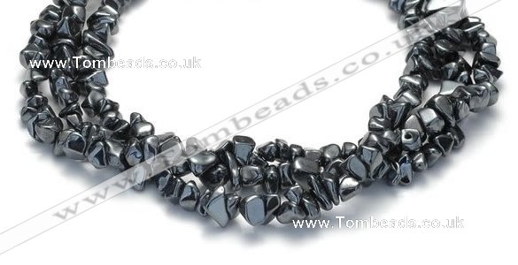 CHE09 34 inches hematite chips beads strand Wholesale