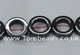 CHE1015 15.5 inches 12mm donut hematite beads wholesale