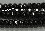 CHE102 15.5 inches 3*4mm faceted rondelle hematite beads wholesale