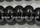 CHE112 15.5 inches 8*13mm rondelle large hole hematite beads