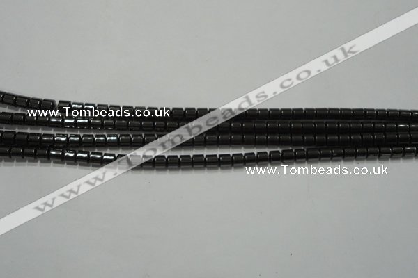 CHE114 15.5 inches 3*3mm tyre hematite beads wholesale