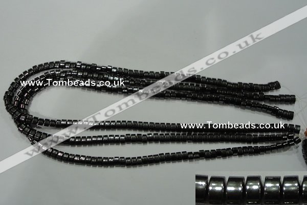 CHE115 15.5 inches 4*6mm tyre hematite beads wholesale