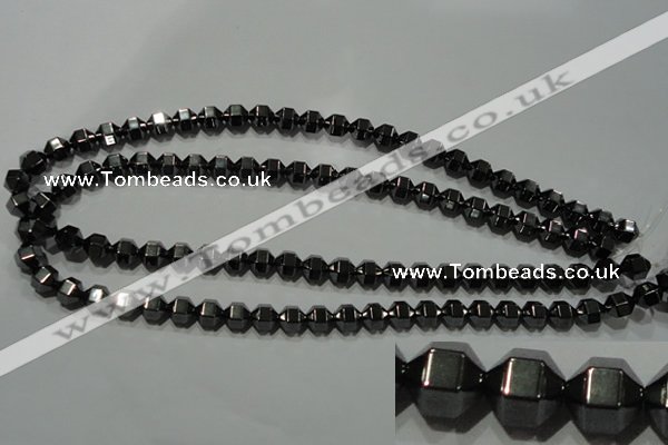CHE133 15.5 inches 8*8mm hematite beads wholesale