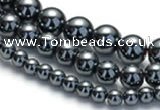 CHE18 16 inches 4mm & 6mm & 8mm round hematite beads Wholesale