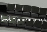 CHE182 15.5 inches 6*6mm cube hematite beads wholesale