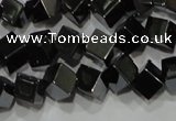 CHE186 15.5 inches 4*4mm cube hematite beads wholesale