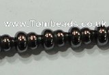 CHE190 15.5 inches 6*8mm calabash hematite beads wholesale