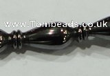 CHE195 15.5 inches 8*20mm vase-shaped hematite beads wholesale