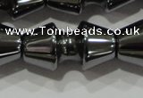 CHE210 15.5 inches 10*20mm dumbbell hematite beads wholesale