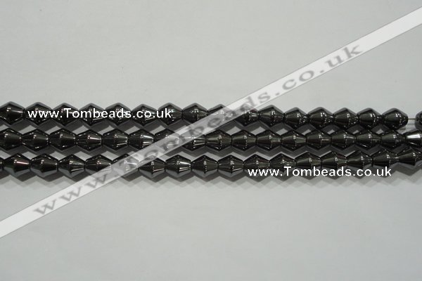 CHE211 15.5 inches 6*6mm bicone hematite beads wholesale