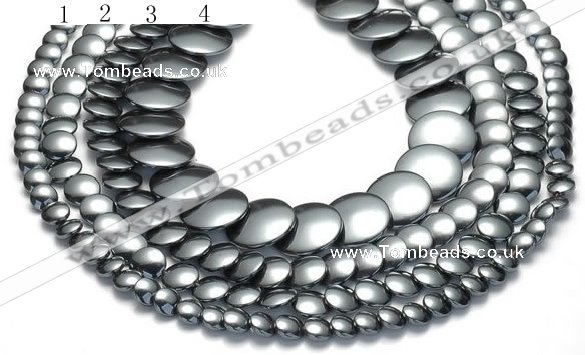 CHE23 16 inches 8mm & 10mm & 12mm & 20mm coin hematite beads