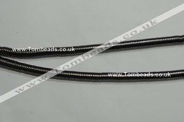 CHE238 15.5 inches 1*4.5mm dish hematite beads wholesale