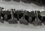 CHE243 15.5 inches 7*9mm bowknot hematite beads wholesale