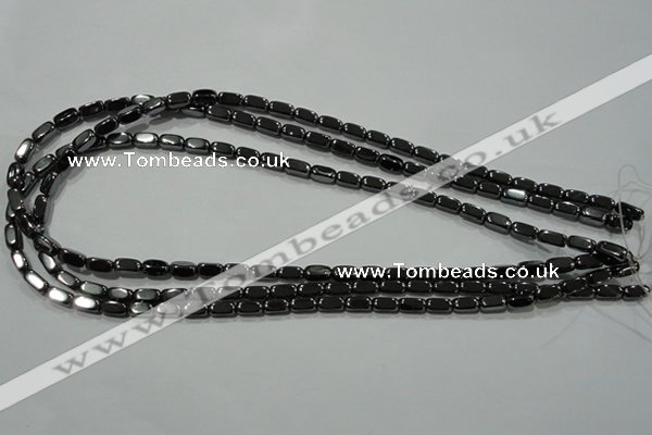 CHE248 15.5 inches 4*8mm cuboid hematite beads wholesale