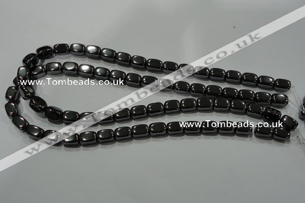 CHE249 15.5 inches 8*12mm cuboid hematite beads wholesale