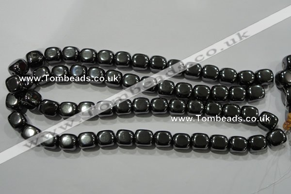 CHE250 15.5 inches 13*13mm cube hematite beads wholesale