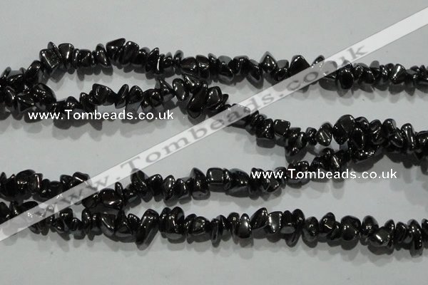 CHE307 15.5 inches 4*6mm – 8*12mm hematite chips beads wholesale