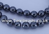 CHE31 16 inches 3mm faceted round hematite beads Wholesale