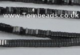 CHE410 15.5 inches 1*2*2mm square matte hematite beads wholesale