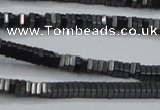 CHE411 15.5 inches 1*3*3mm square matte hematite beads wholesale