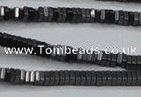 CHE412 15.5 inches 1*4*4mm square matte hematite beads wholesale