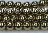 CHE435 15.5 inches 10mm round plated hematite beads wholesale