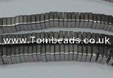 CHE579 15.5 inches 1*4*4mm square plated hematite beads wholesale