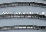 CHE600 15.5 inches 3*3mm cube plated hematite beads wholesale