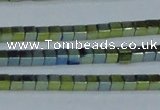 CHE602 15.5 inches 3*3mm cube plated hematite beads wholesale