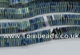 CHE622 15.5 inches 1*2*2mm square matte plated hematite beads