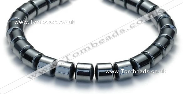 CHE70 15.5 inches 10mm column shape hematite beads Wholesale