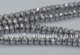 CHE732 15.5 inches 2*4mm faceted rondelle plated hematite beads